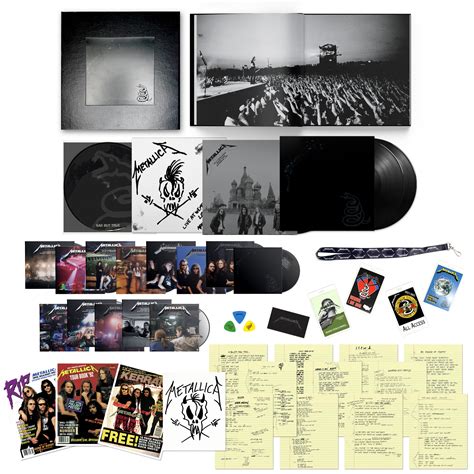 metallic limited-edition vinyl box set|metallica black album box set.